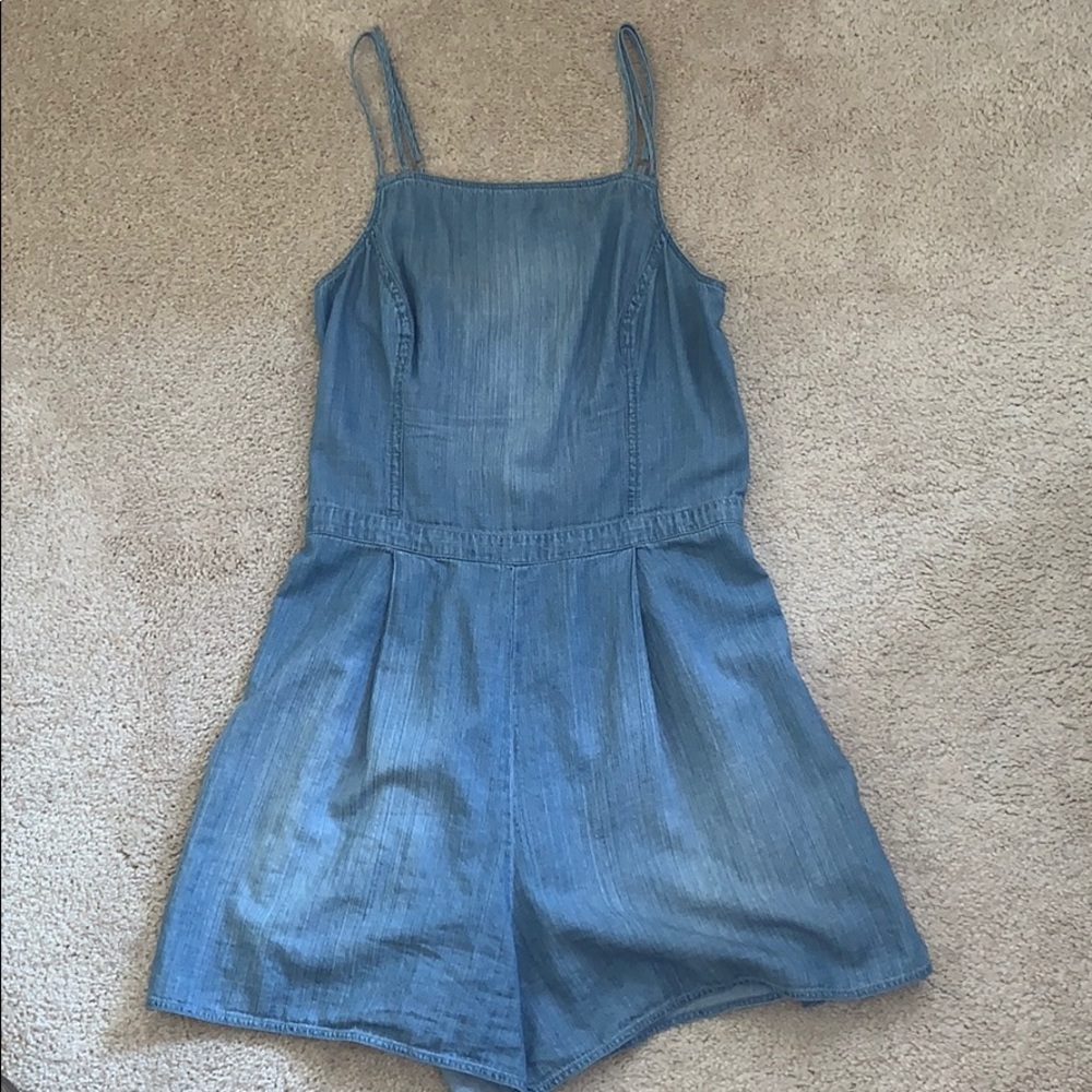 Hollister denim romper